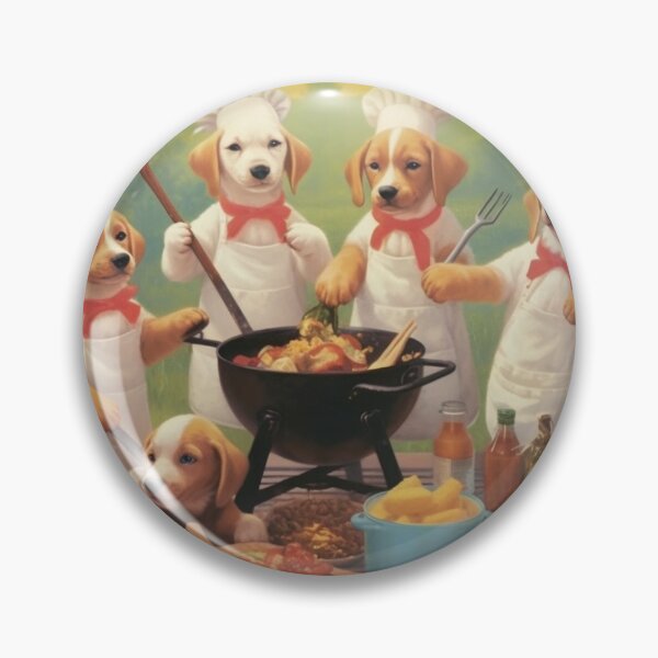 Item preview, Barbecue Chef Puppies and Summer Fun designed and sold by BrandonArtWorld.