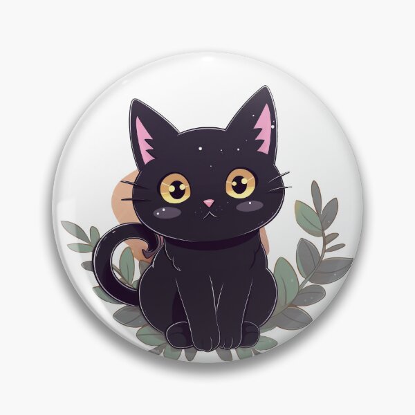Item preview, Cute black witch cat. Trick or Treat Halloween party designed and sold by Anastasiia Yurevych.