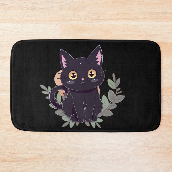 Item preview, Cute black witch cat. Trick or Treat Halloween party designed and sold by Anastasiia Yurevych.