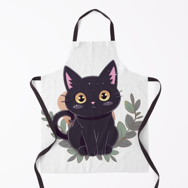 Item preview, Cute black witch cat. Trick or Treat Halloween party designed and sold by Anastasiia Yurevych.