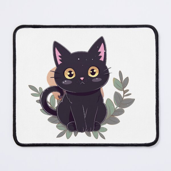 Item preview, Cute black witch cat. Trick or Treat Halloween party designed and sold by Anastasiia Yurevych.
