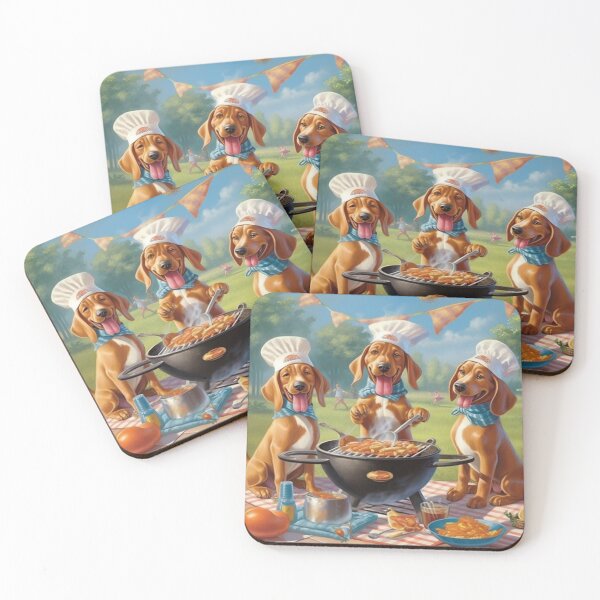 Item preview, Barbecue Chef Puppies and Summer Fun designed and sold by BrandonArtWorld.