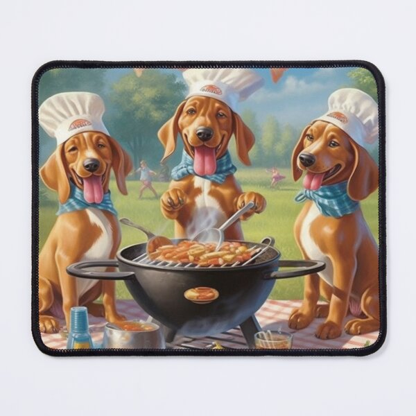 Item preview, Barbecue Chef Puppies and Summer Fun designed and sold by BrandonArtWorld.