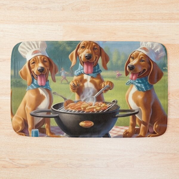 Item preview, Barbecue Chef Puppies and Summer Fun designed and sold by BrandonArtWorld.