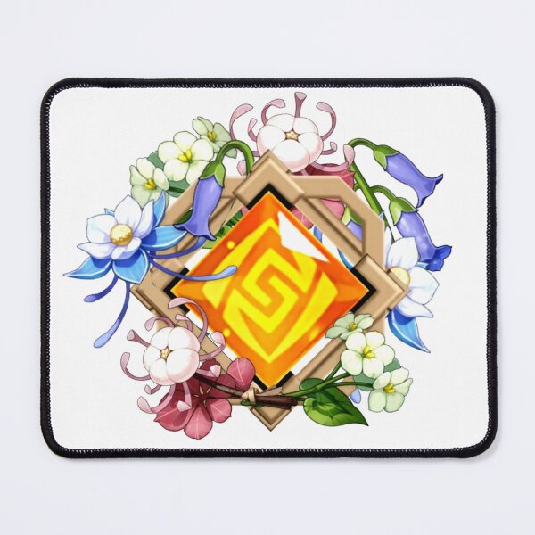 Item preview, Zhongli's Vision with Liyue Flowers designed and sold by zoehuang2004.