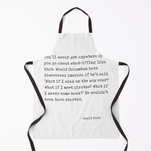 Item preview, Go about what-iffing - Roald Dahl Quote - Literature - Typewriter Print designed and sold by Studio Grafiikka.