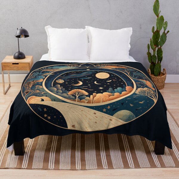Item preview, Circular Graphic Illustration Of Looking At Space In A Park designed and sold by entwithanaxe.