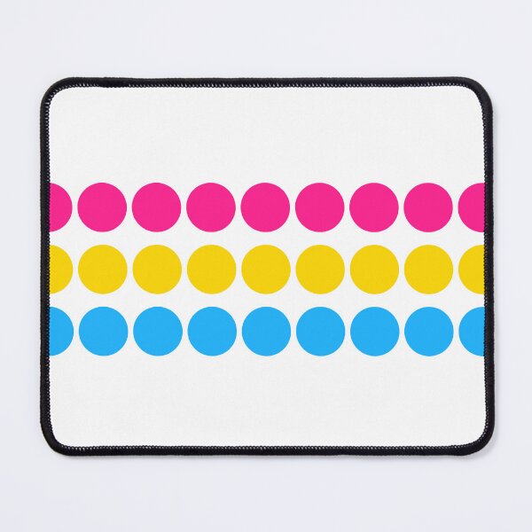 Item preview, Pride Dots - Pansexual Flag Colors designed and sold by PaperViewStore.