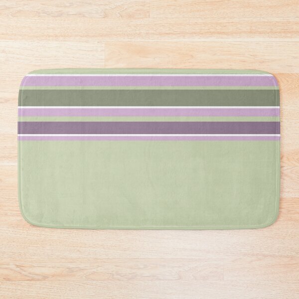 Item preview, Pistachio green with lilac stripes. designed and sold by marinaklykva.
