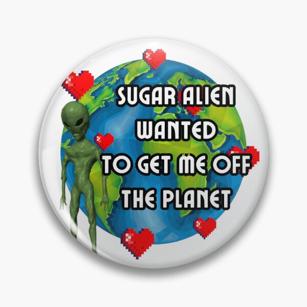 Item preview, alien meme phrase designed and sold by Runasfehu.