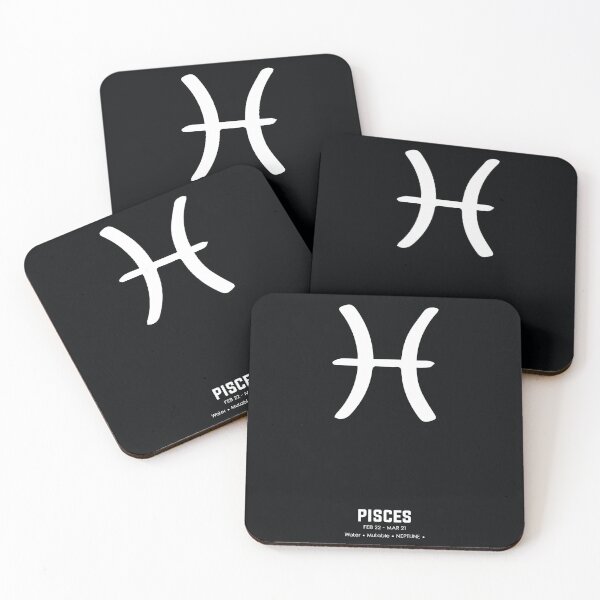 Item preview, Pisces Print 2 - Zodiac Sign Print - Zodiac Poster - Pisces Poster - Black and White - Pisces Traits designed and sold by Studio Grafiikka.