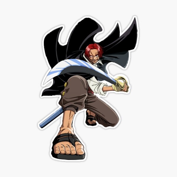 Shanks - One Piece Sticker for Sale by SchellStation