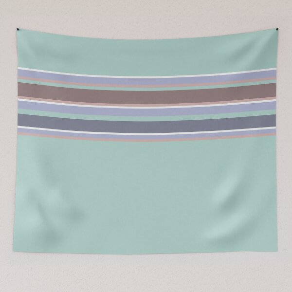 Item preview, Mint green with lilac, brown stripes. designed and sold by marinaklykva.