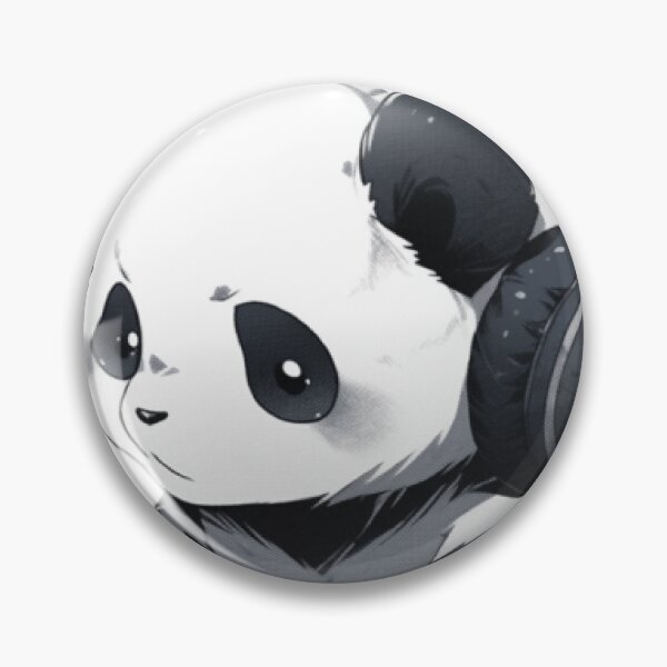 Artikelvorschau, Panda mit Kopfhörern entworfen und verkauft von Algaefield.