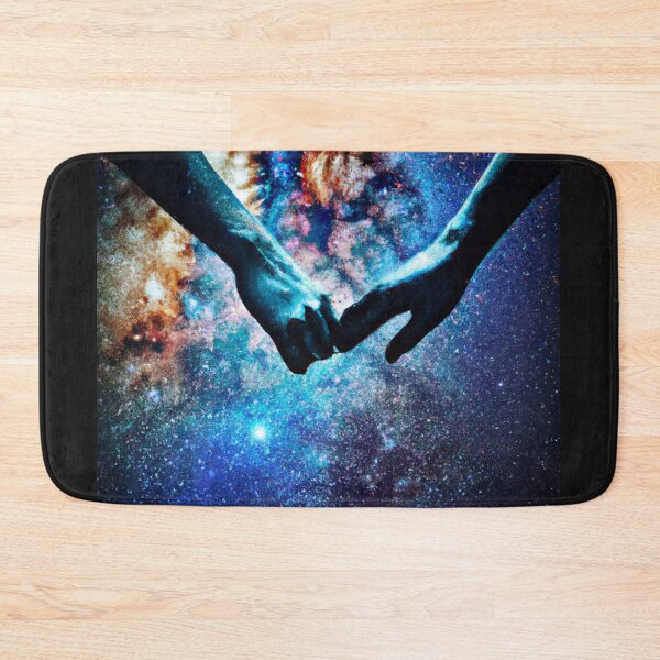 Item preview, Holding hands in galaxy scene designed and sold by Right-UR.