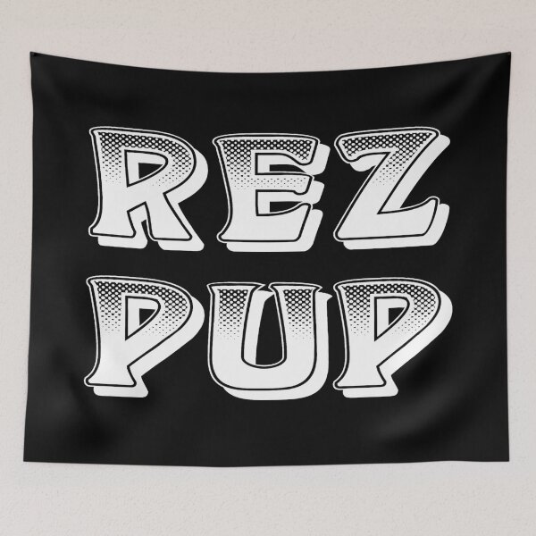 Item preview, Rez Pup / White designed and sold by JMWCD.