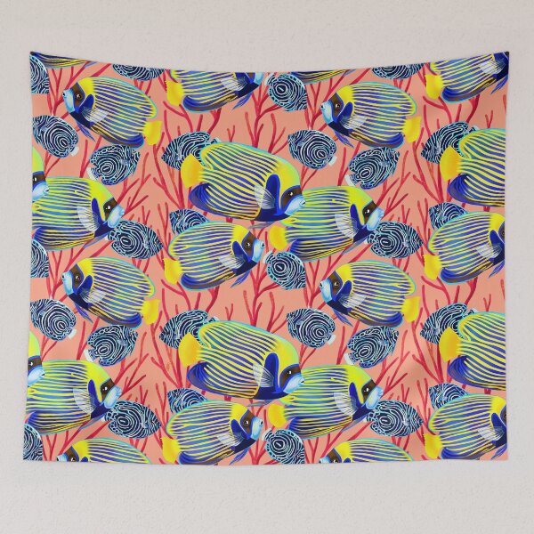 Item preview, Regal Majesty: Emperor Angelfish designed and sold by Marta Tesoro.