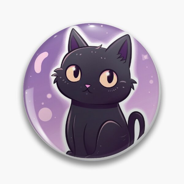 Item preview, Copy of Cute black witch cat. Trick or Treat Halloween party designed and sold by Anastasiia Yurevych.
