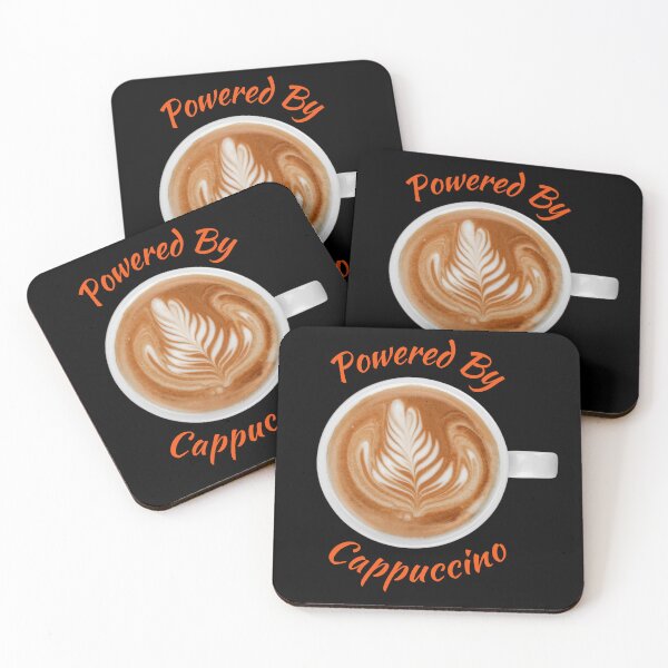 Item preview, Powered By Cappuccino designed and sold by MtWoodsonSales.
