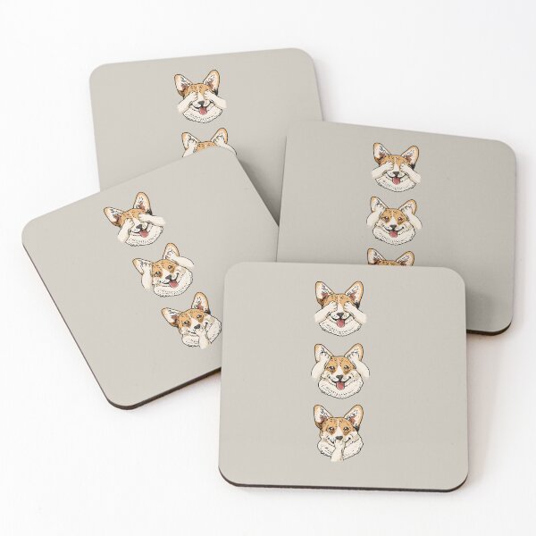 Item preview, No Evil Corgi designed and sold by Huebucket.