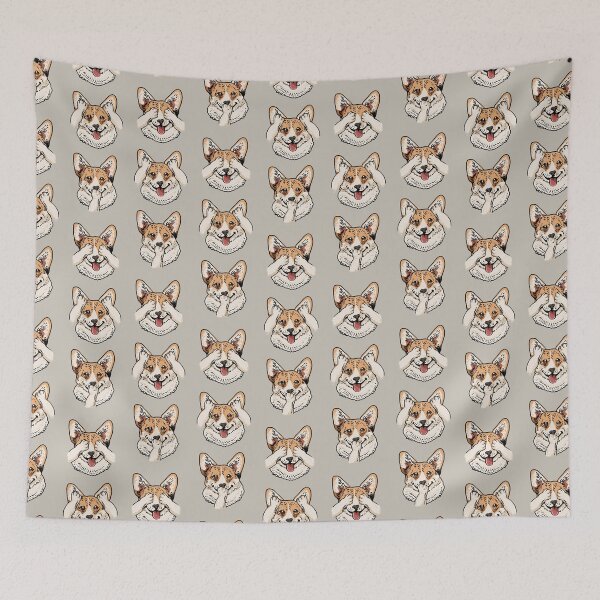 Item preview, No Evil Corgi designed and sold by Huebucket.
