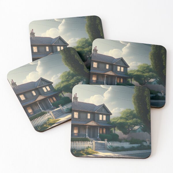 Item preview, Beautiful House in the Yard designed and sold by aiprintiq.