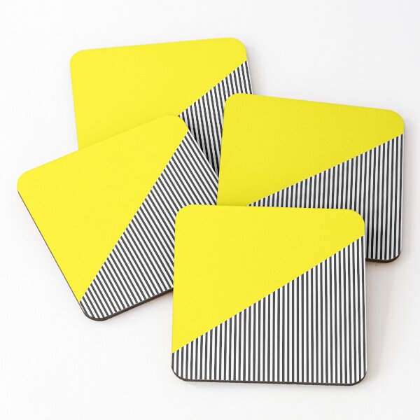 Item preview, Triangle and Stripes | Mixed Patterns | Yellow and Black designed and sold by rsty11.