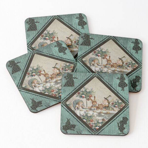 Item preview, Vintage Alice in Wonderland Tea Party Illustration designed and sold by vintagetimeco.