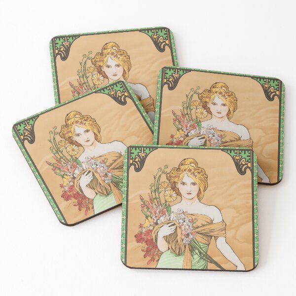Item preview, Alphonse Mucha, Spring, Art nouveau designed and sold by NouveauEra.
