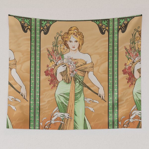 Item preview, Alphonse Mucha, Spring, Art nouveau designed and sold by NouveauEra.