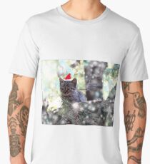 Christmas Kitten Men's Premium T-Shirt