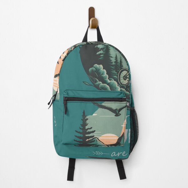 Item preview, Mountain Biking Through the Woods | The Mountains are Calling designed and sold by ArtfulDelights.