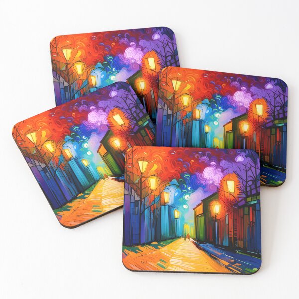 Item preview, Night in a village designed and sold by avjag.