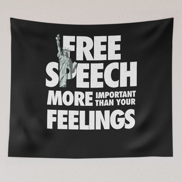 Item preview, Freedom of speech is more important than feelings designed and sold by ChrisFeil.