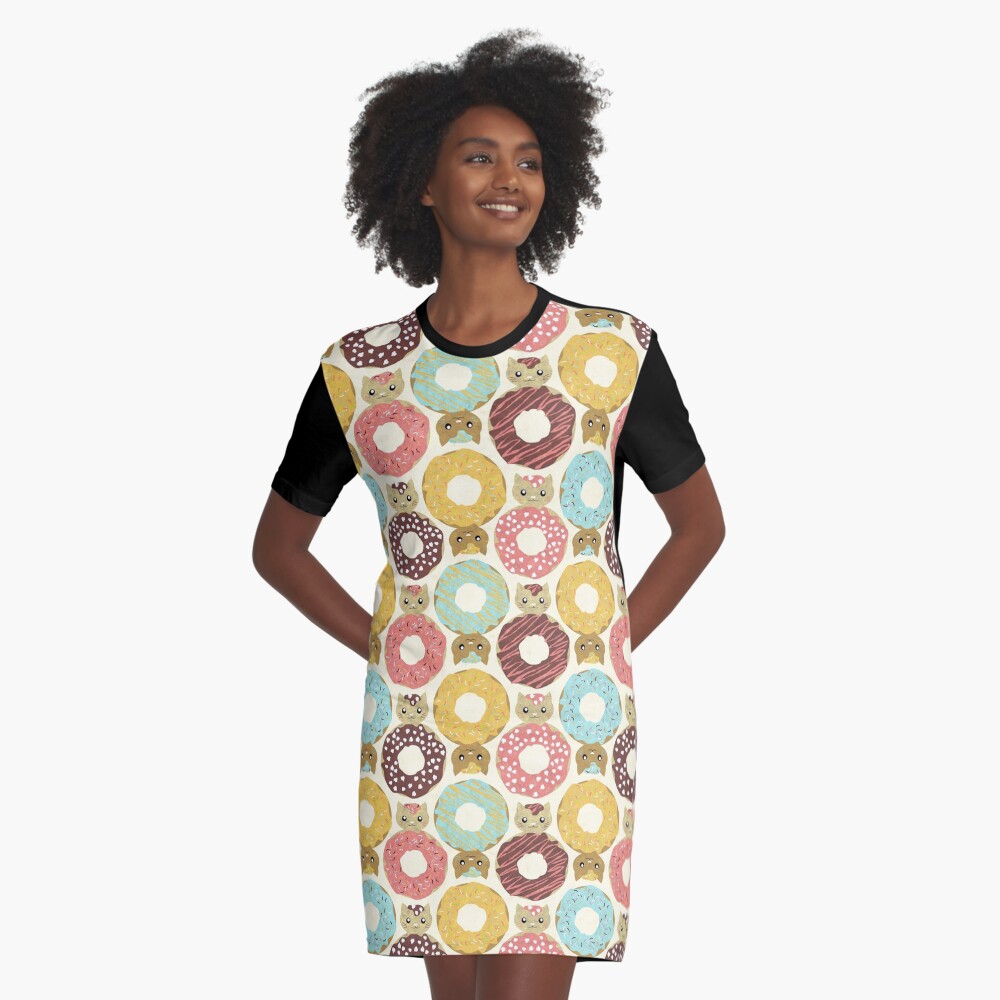 Item preview, Graphic T-Shirt Dress designed and sold by gaiamarfurt.