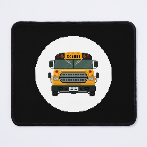 Item preview, School Bus Pixel Art | Pupil Transport Design designed and sold by anycolorart.