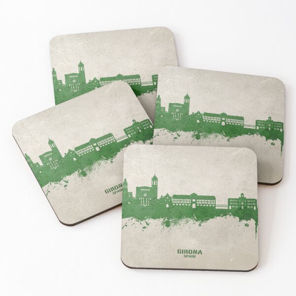 Item preview, Girona Spain Skyline designed and sold by ArtPrints.