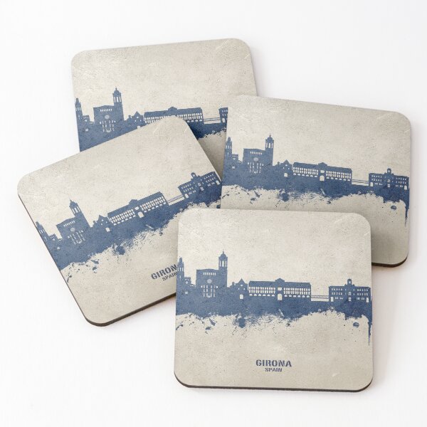 Item preview, Girona Spain Skyline designed and sold by ArtPrints.
