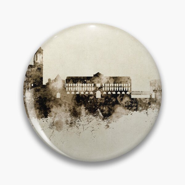 Item preview, Girona Spain Skyline designed and sold by ArtPrints.