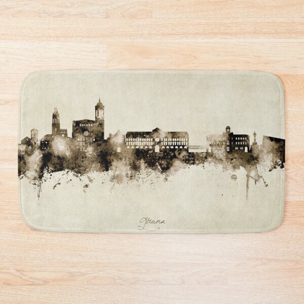 Item preview, Girona Spain Skyline designed and sold by ArtPrints.