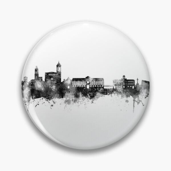 Item preview, Girona Spain Skyline designed and sold by ArtPrints.