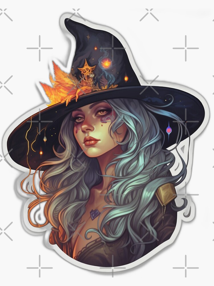 Fantasy Witch Digital Stickers