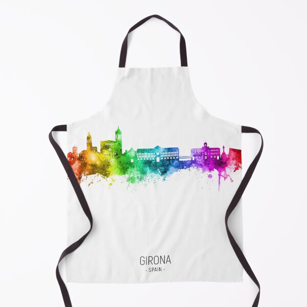 Item preview, Girona Spain Skyline designed and sold by ArtPrints.