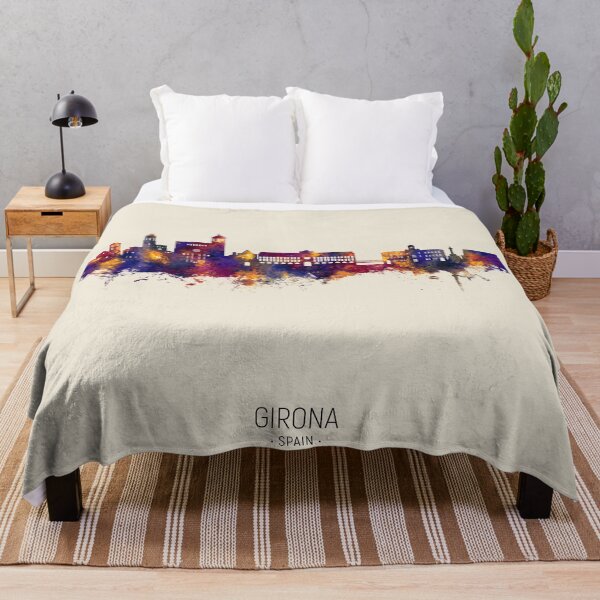 Item preview, Girona Spain Skyline designed and sold by ArtPrints.