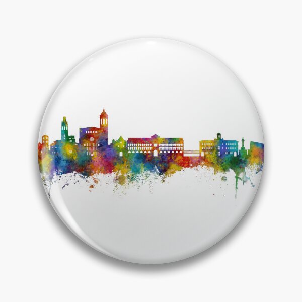 Item preview, Girona Spain Skyline designed and sold by ArtPrints.