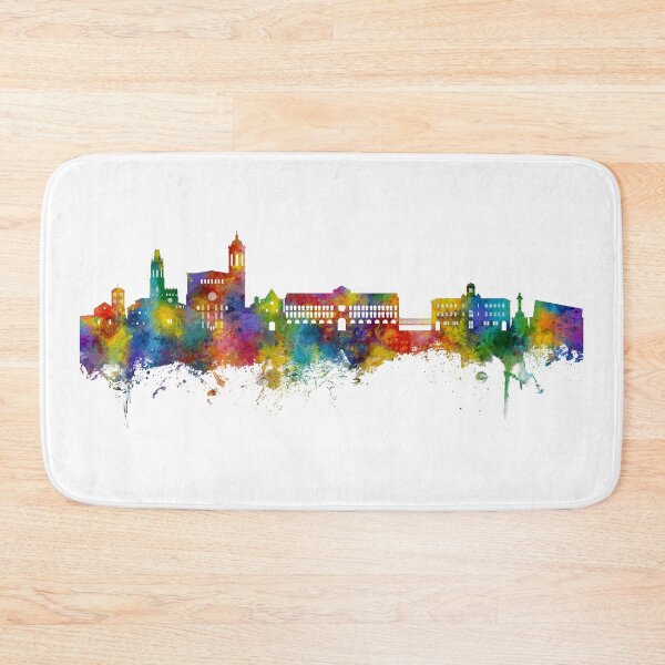 Item preview, Girona Spain Skyline designed and sold by ArtPrints.