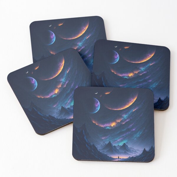 Item preview, Beyond the Stars: Surreal Landscapes of the Mind| Celestial Utopia: A Vision of Otherworldly Beauty designed and sold by RedArtG09.