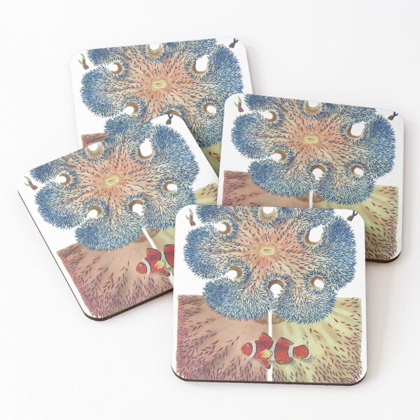 Item preview, Barrier Reef Anemones by William Saville Kent -the great barrier reef of Australia designed and sold by Tamas Das.