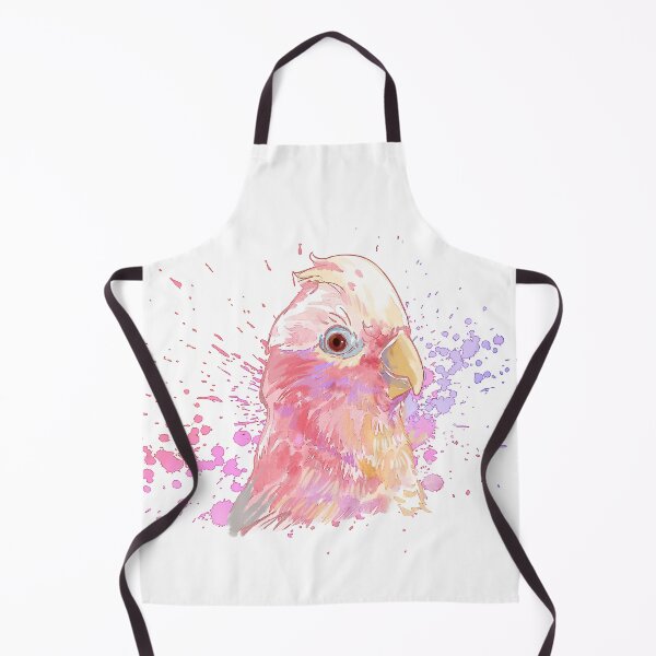 Item preview, pink cute cockatiel parrot colourful painting designed and sold by SceneryStudio.