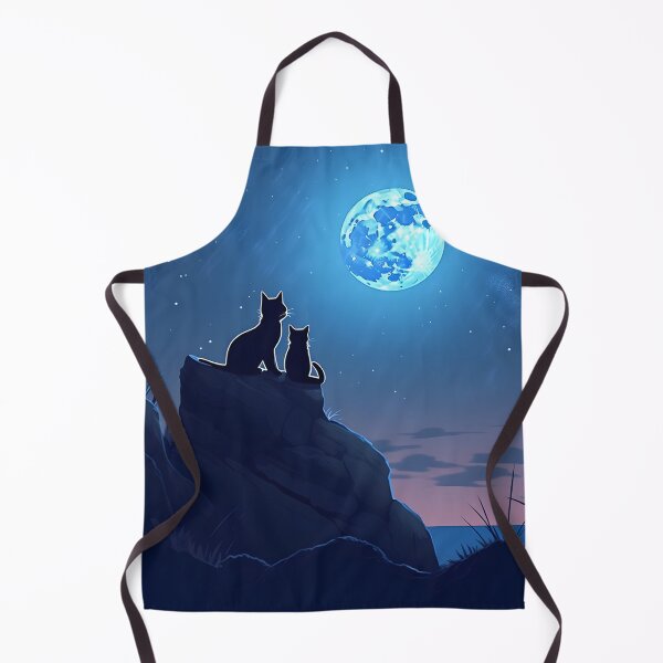 Item preview, Moonlit Feline Watchers: Cats Gazing at the Night Sky designed and sold by Blackstylez.